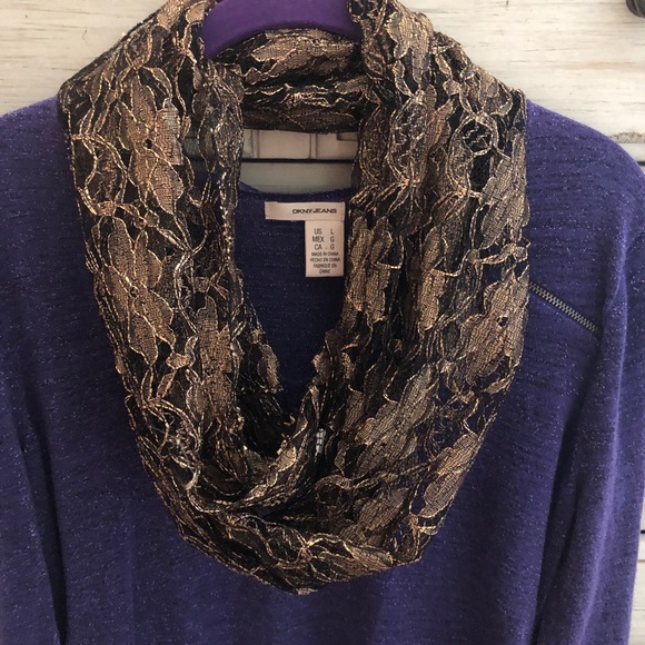 💜DKNY Shimmery Sweater!! - Picture 8 of 11